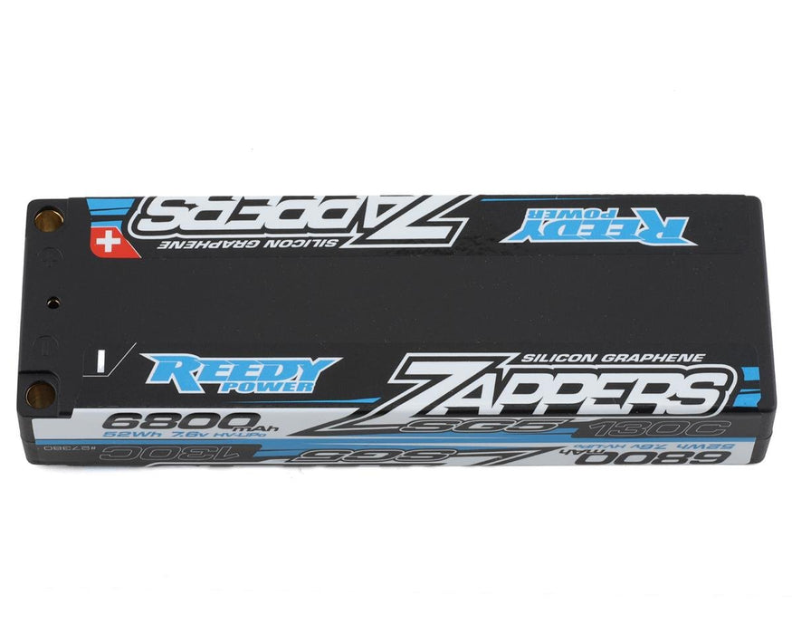 Reedy ASC27380 Zappers HV SG5 2S Low Profile 130C LiPo Battery (7.6V/6800mAh) w/5mm Bullets Associated