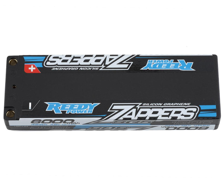 Reedy ASC27381 Zappers HV SG5 2S Ultra Low Profile 130C LiPo Battery (7.6V/6000mAh) w/5mm Bullets Associated