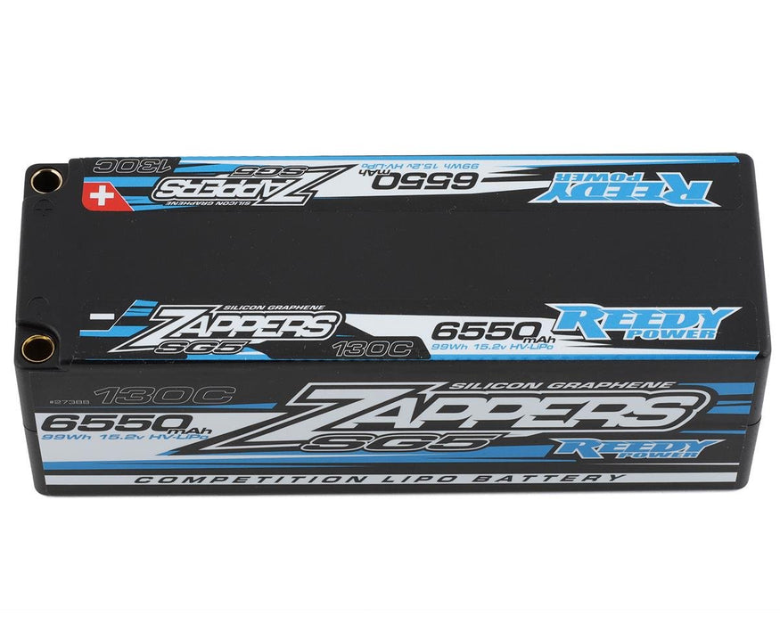 Reedy ASC27388 Zappers HV SG5 130C LiPo Battery (15.2V/6550mAh) w/5mm Bullets Associated