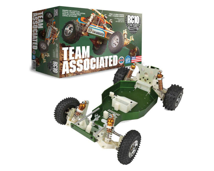 Team Associated ASC6010 RC10 40th Anniversary 1/10 Electric 2WD Limited Edition Green 2wd Buggy Kit