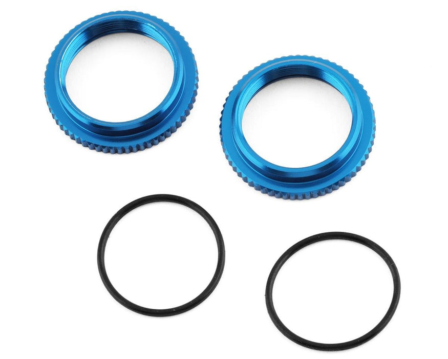 Team Associated ASC91928 13mm Shock Collars (Blue)