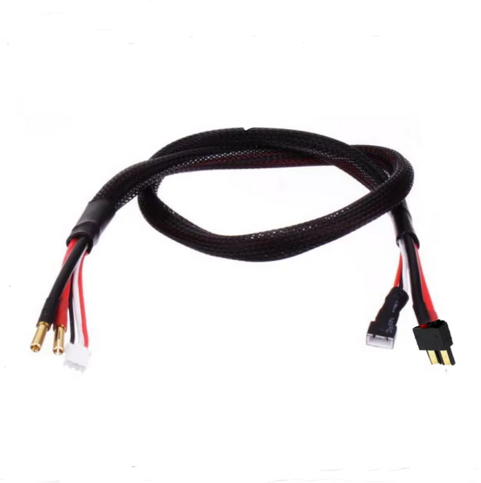 WORC WRC-CL-2445 2s Pro Charge Lead 4mm Charger to TRX / Traxxas Male Leads 24 inch / 610mm (Black)