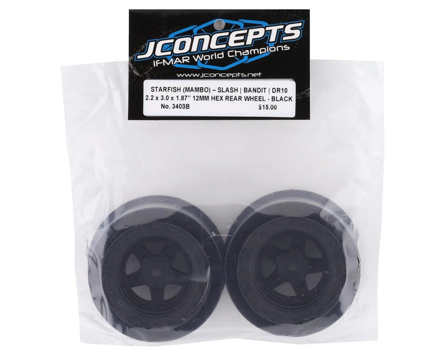 Jconcepts JCO3408B Starfish Mambo 2.2 Rr Wheel, BLK(2): SLH/BDT/DR10