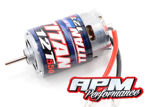 APM Performance TUNED Traxxas Titan® 12T 12-Turn 550 size Brushed Motor MODIFIED & Broke In Oval Racing