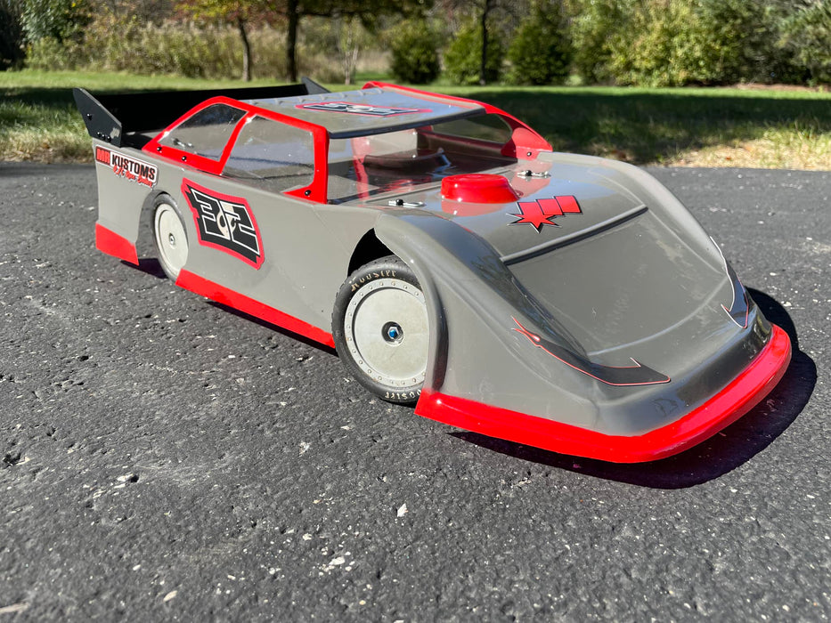 MR KUSTOMS MRK-OpeRatoR 1/10 Late Model Body Rubber Tire LM Operator XR Roof .030