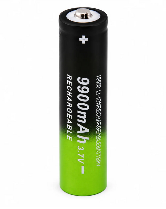 SkyWolfEye 18650 Lithium Battery 9900mAh 3.7V - 4.2V Rechargeable 1 cell Li-Ion Lipo Button Top