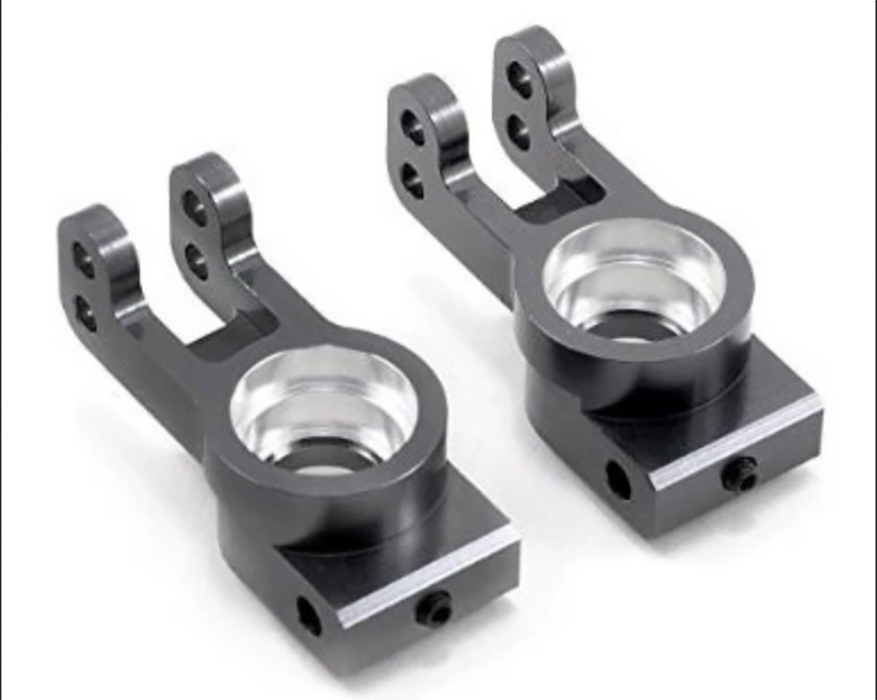 STRC STLB2103GM MACHINED ALUMIMUN REAR UPRIGHTS HUBS TLR Losi SCTE 10T 10 Bearing Carriers