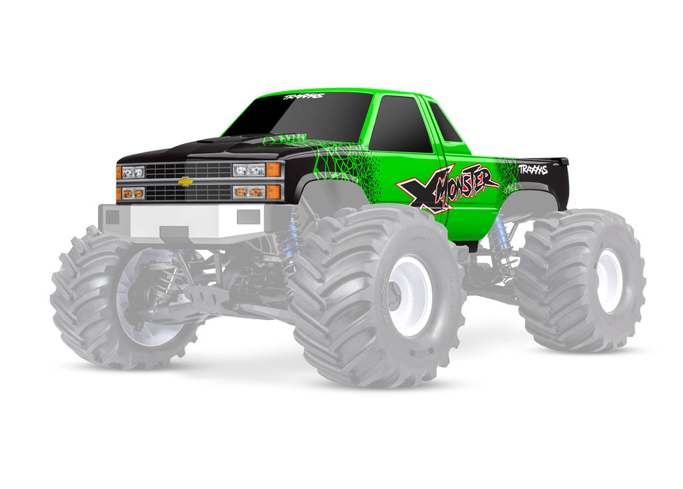 Traxxas TRA7697-GRN Green X-Monster Chevrolet GMT400 CK Truck Body