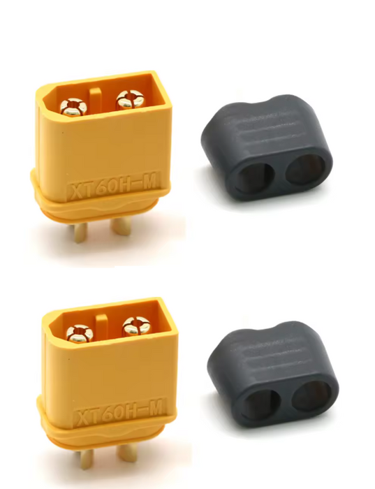 WORC Amass XT60 MALE CHARGE/ESC CONNECTOR (Pair)