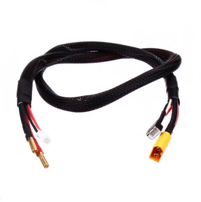 WORC WRC-CL-2445 2s Pro Charge Lead 4mm Charger to XT60 Male Leads 24 inch / 610mm (Black)