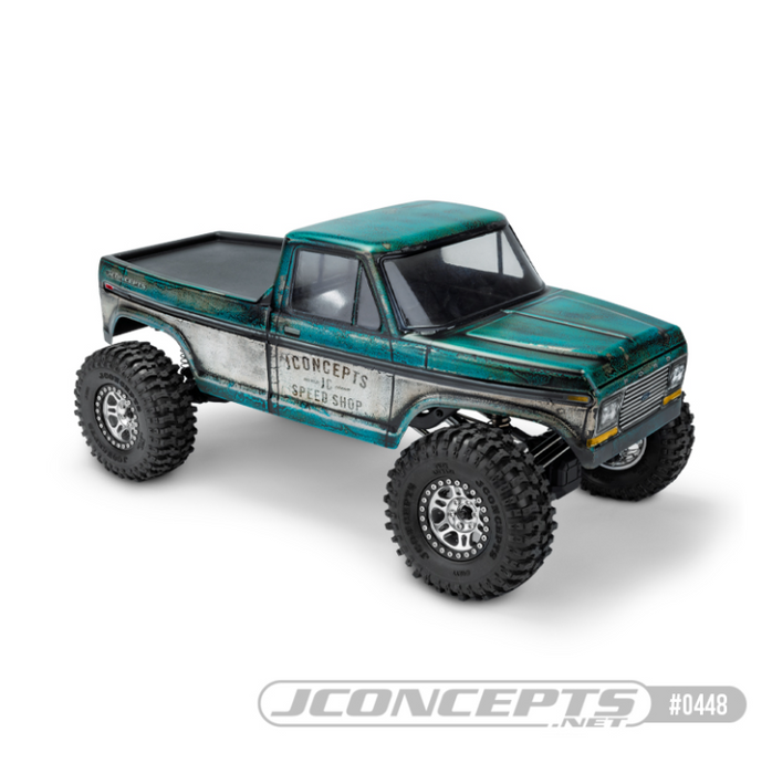 JConcepts JCO0448 1979 Ford F-150 "Tucked" Rock Crawler Body (Clear) (12.3")