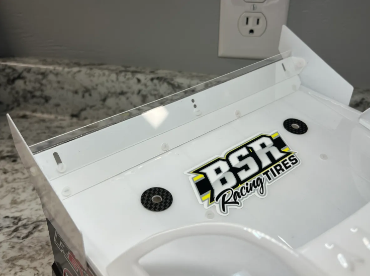 TP3D MR Kustoms Sm00th / MailMan Adjustable Latemodel Spoiler Rubber 2.5" & Body Brace Package Kit LM Wing Smooth Version