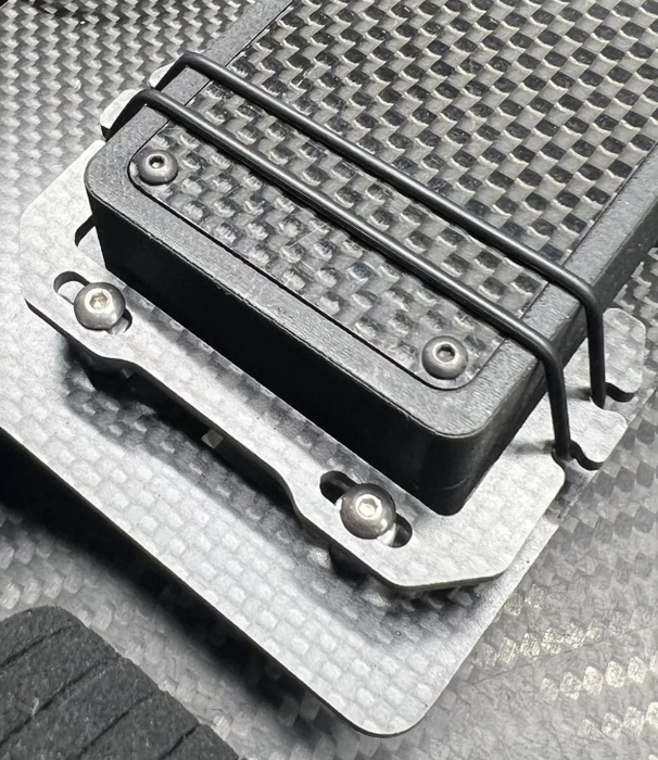 TP3D TP3-O-R-BL Slotted Version Side O-Ring Carbon Fiber Battery Locators