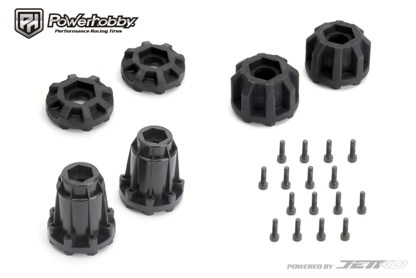 JETCO JKO1903CBMSGB 1/8 MT 4.0 Slayer Belted Mounted Tires (2) 17MM Kraton Talion