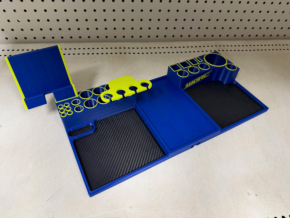 P1 DESIGNS P1D-02 FOLDING RC PIT TOOL STAND / ORGANIZER