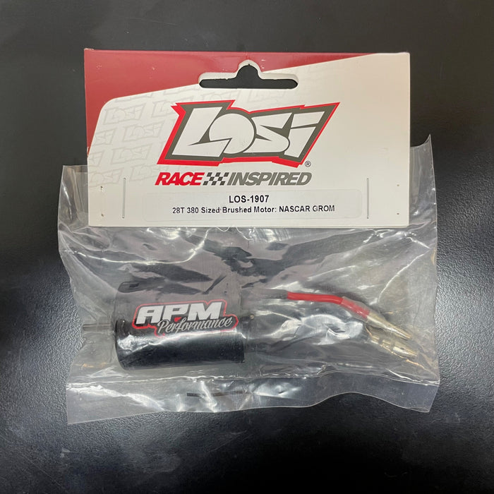 APM Performance TUNED Losi LOS-1907 28T Motor Broke In Oval Carpet Racing GROM LOSI NASCAR Brushed MODIFIED