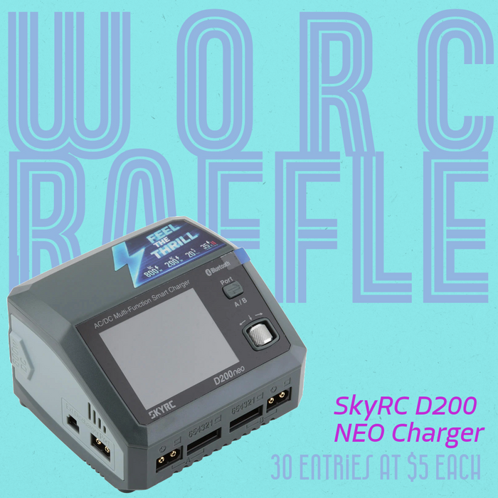 RAFFLE ENTRY for SkyRC SKY100196 D200 NEO Dual Smart Battery Charger 
6S/20A/AC-200W/DC-800W