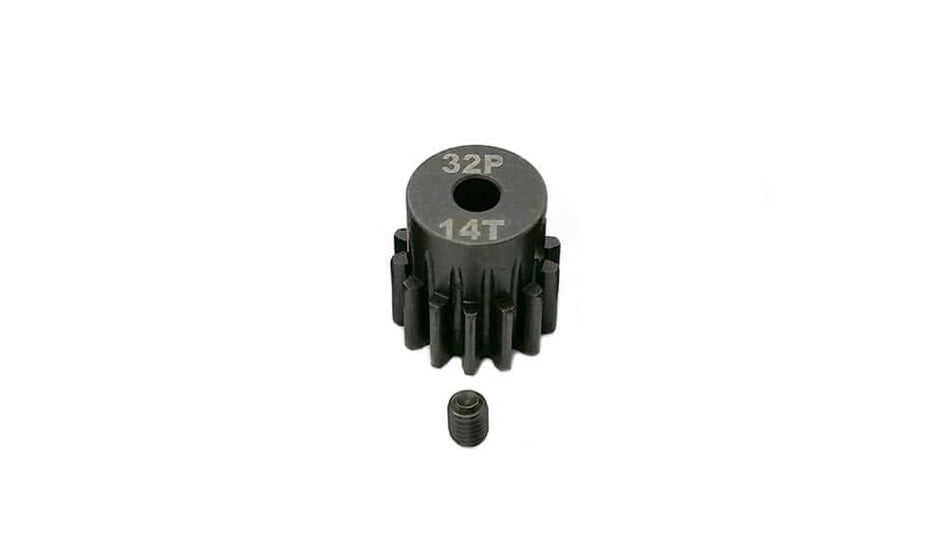 WORC 14T Steel Pinion Gear 1/8" / 3.17mm Bore, Mod .8 / 32P