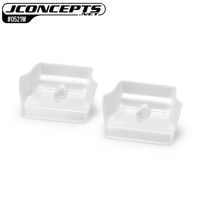 JConcepts JCO0521W Injection Molded Front Wing - WHITE Team Associated RC8B4.1 | RC8B4.1e