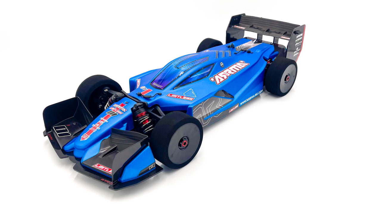 BSR RACING BXRC8030-B 1/8 17mm 30 SHORE FOAM TIRES BLACK WHEEL 1/7 Infraction Limitless HoBao BUGGY