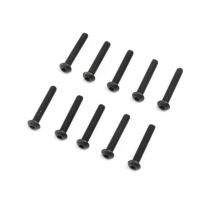 LOSI Button Head Screws, M2.5 x 16mm (10) LOS235035
