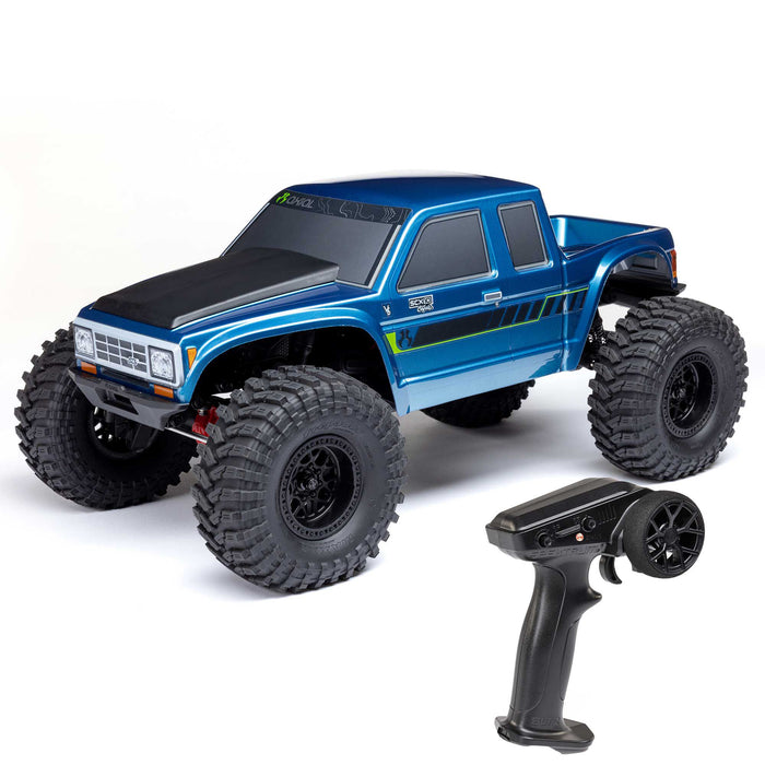 Axial RC AXI-2036T2 1/10 SCX10 III Coyote 4X4 RTR Brushed Rock Crawler, Blue
