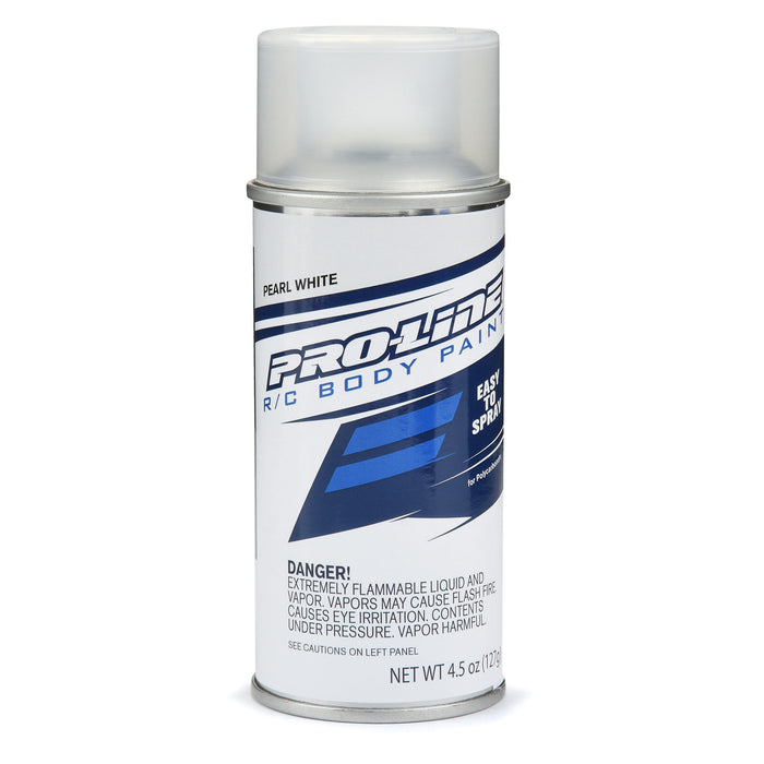 Pro-Line PRO643801 RC Body Spray Polycarbonate Paint PEARL WHITE Single 4.5 oz (127 g.) Individual Aerosol Can