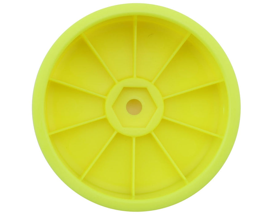 ProTek RC PTK-2755 2.2" Concave Front 2WD 1/10 Buggy Wheels (Yellow) (4) (12mm Hex)