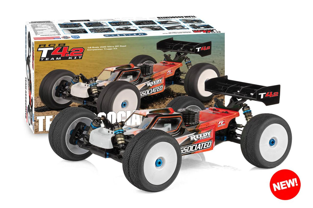 Team Associated RC8T4.2 Team 1/8 4WD Off-Road Nitro Truggy Kit ASC80957
