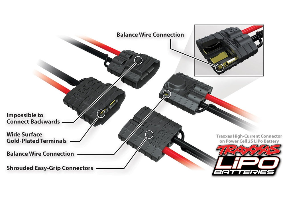 Traxxas TRA2820X 2200 mAh 7.4 Volt 2-Cell LiPo Battery