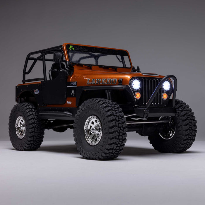 Axial AXI03008V2T2 1/10 SCX10 III Jeep CJ-7 4X4 RTR Brushed Rock Crawler, Copper