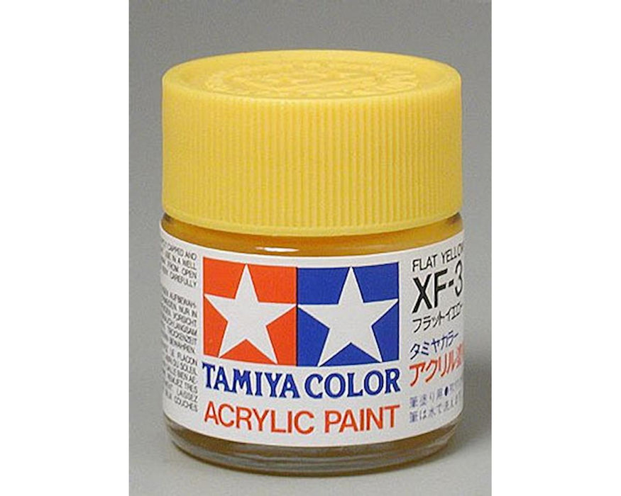 Tamiya TAM81303 XF-3 Flat Yellow Acrylic Paint (23ml)