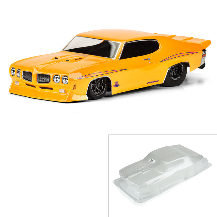 PROLINE PRO358800 1/10 1970 Pontiac GTO Judge Clear Body SCT Street Eliminator Slash Drag Car