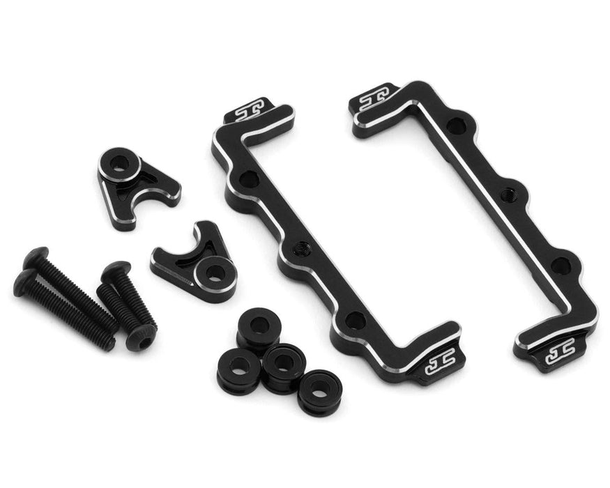 JConcepts JCO5195-2 Associated B7 RC10B7D Aluminum Battery Hold Down Set (Black)