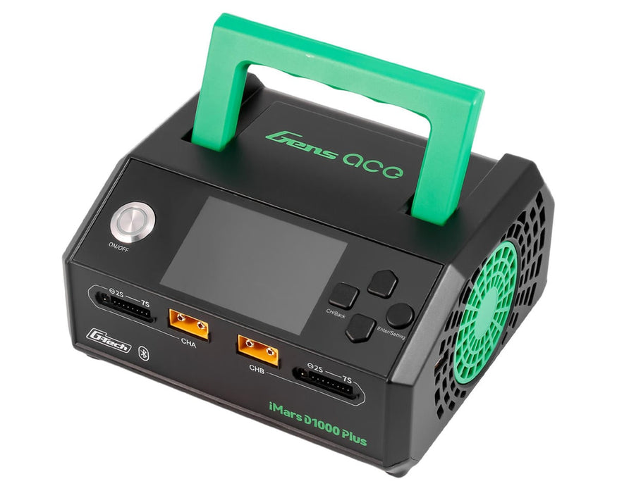 Gens Ace iMars D1000 Plus G-Tech Smart Dual AC Charger 7S 25A AC 1000W GEAD1000-PLUS