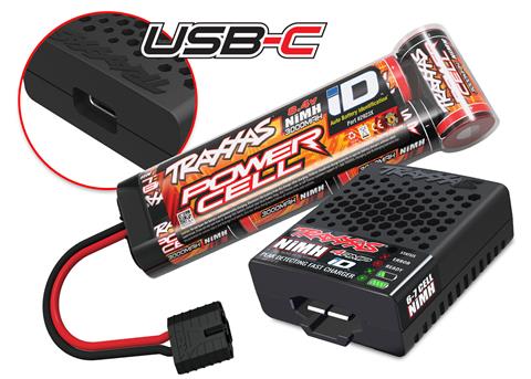 Traxxas TRA37254-8 RED X RTR Rustler 2WD XL-5 HD Clipless Body w/ NiMh Battery & USB-C Charger Titan 12T Brushed Motor
