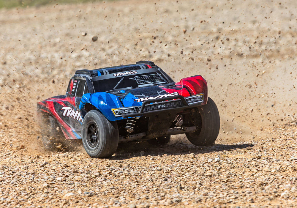 Traxxas Slash  68454-4 RED VX3 1/10 RTR 4x4 Brushless Short Course Truck 3S ESC, TQi™ Sport 2.4GHz Radio & TSM
