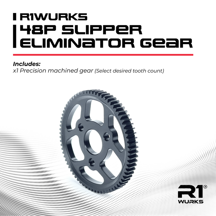 R1WURKS Slipper Eliminator Gear 72T  48P R1-900055-72