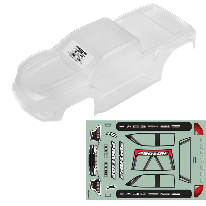 ProLine 1/16 Pre-Cut Brute Clear Body: Traxxas Mini Maxx PRO368117