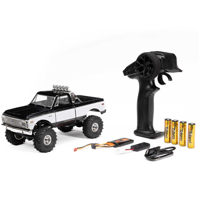 Axial AXI-3408T1 1/24 SCX24 1967-1972 Chevrolet C10 4WD Truck RTR, Black
