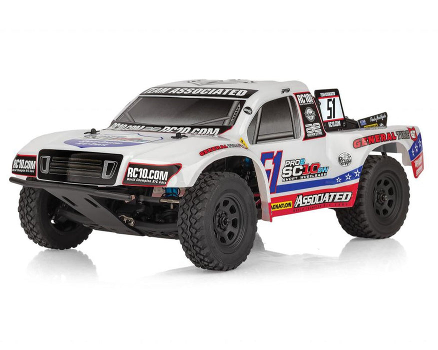 Team Associated Pro2 SC10SW 1/10 RTR 2WD Brushless Short Course Truck (White) w/2.4GHz Radio ASC70040