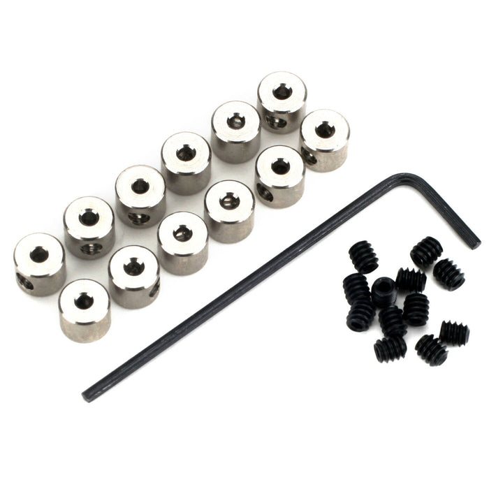 Dubro DUB595 Bulk Dura-Collars,1/16 (12)