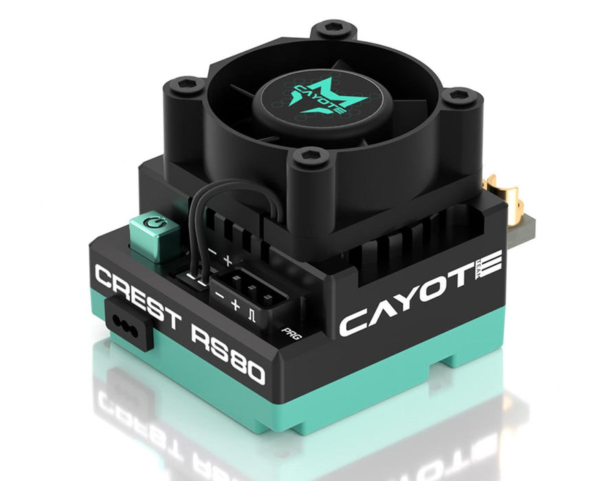 Cayote CYEA11003 Crest RS80 1/10 Stock 80A Sensored Brushless Competition ESC