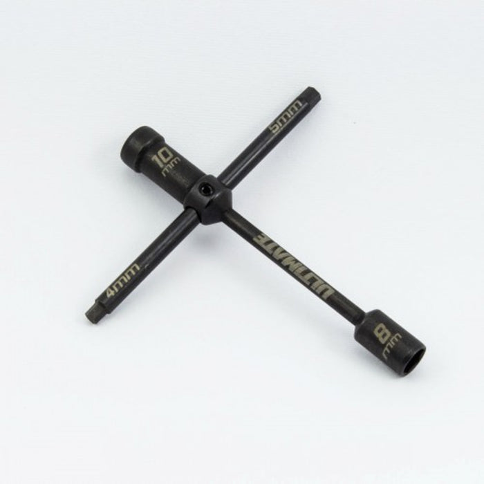 Ultimate Racing UR8302X Pro-T Glow Plug Wrench (Socket 8mm, 10mm, & Hex 5mm)