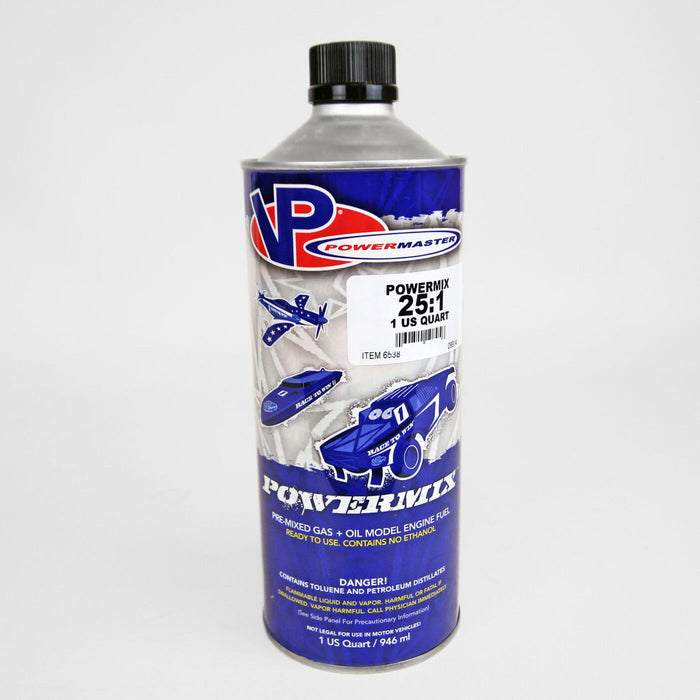 PowerMaster VP Racing Fuels POW6538 Powermix Pre-Mixed 2-Cycle Small Engine Fuel (25:1) (One Quart)