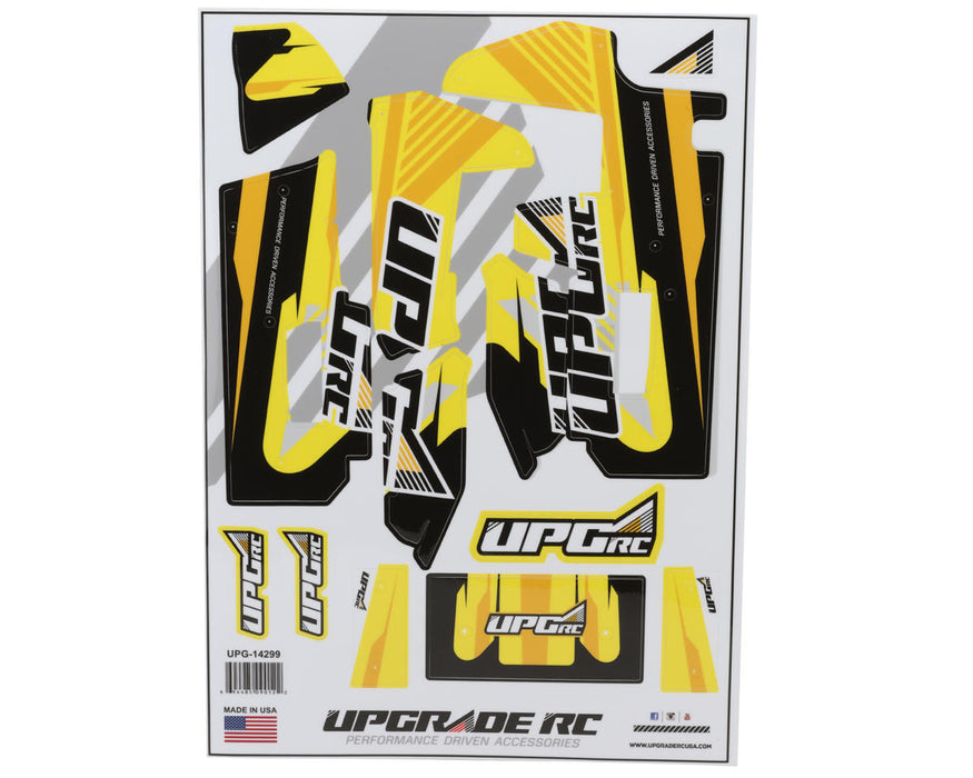 UpGrade RC UPG-14299 "Vector" Graphic Set for Losi® 22S™ Sprint Car (Yellow)