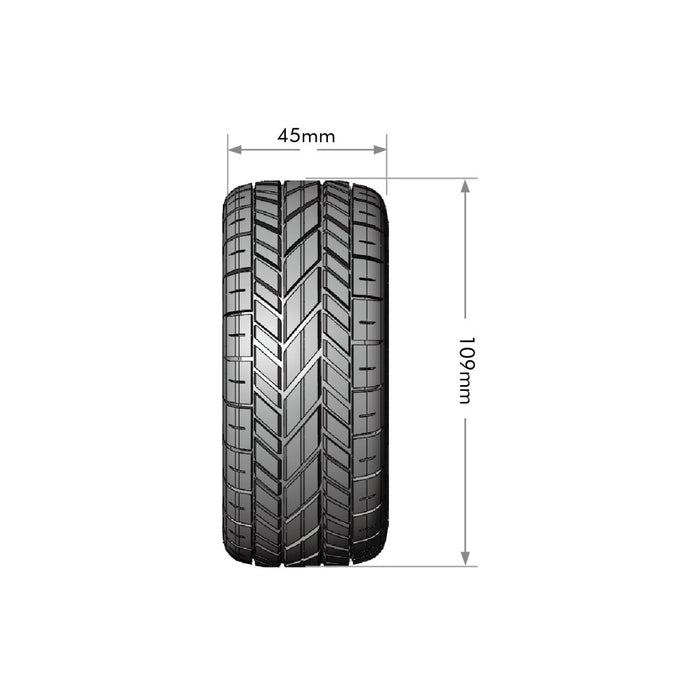Louise RC SC-Rocket M Oval Track 1/10 Short Course Tires, Unmounted (2) Duratrax Bandito SC-M C3 LOULT3228VI