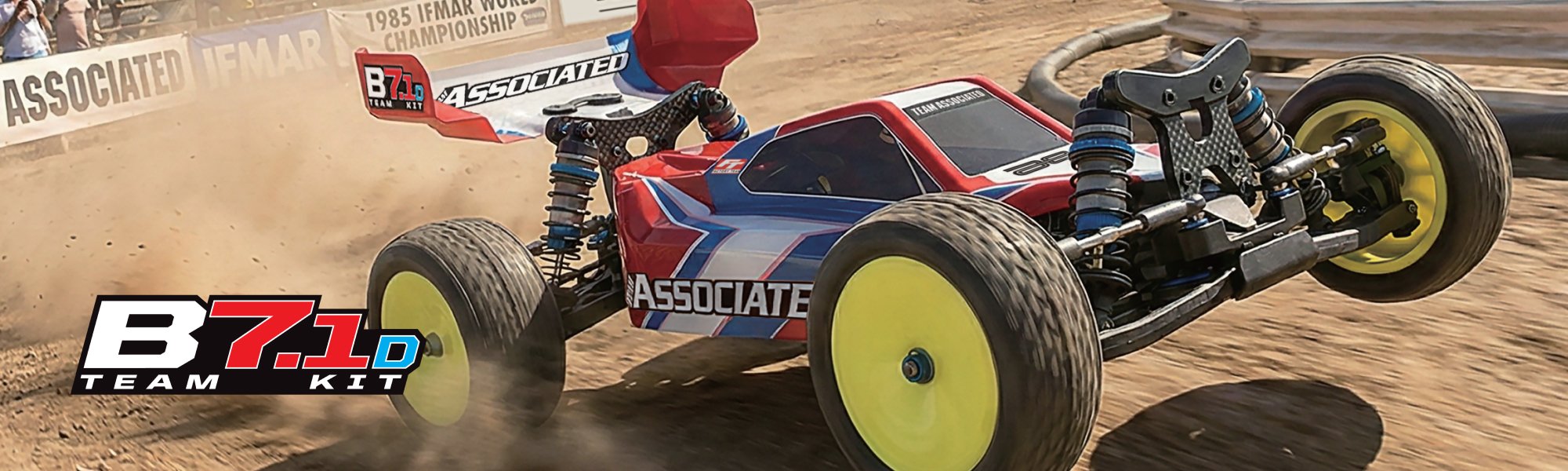 Team Associated ASC90047 B7.1D RC10B7.1D Team 1/10 2WD Electric Buggy Kit Dirt / Clay