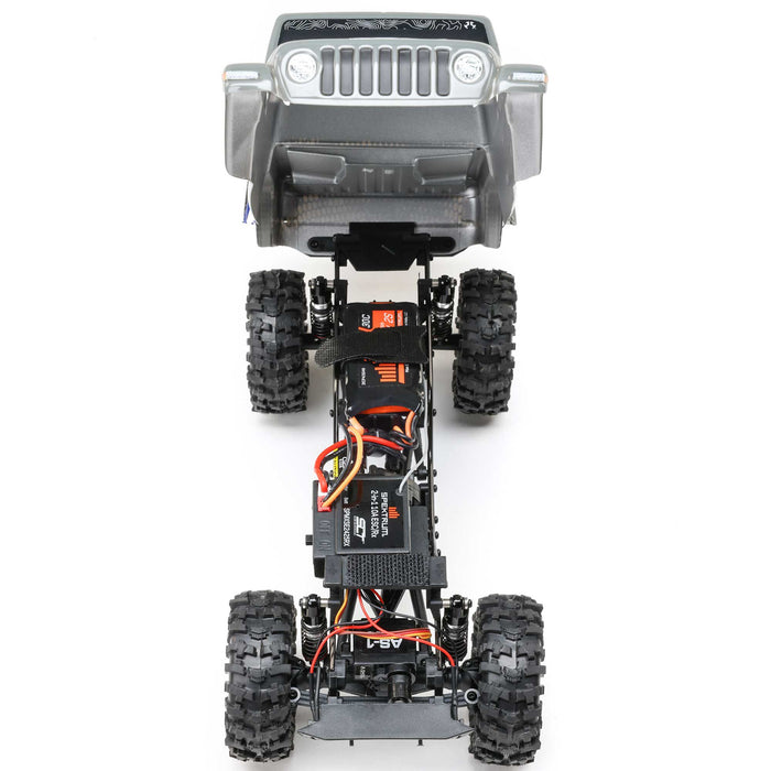 Axial AXI-2324 1/24 SCX24 Summit Racing Jeep Gladiator 4X4 Rock Crawler RTR (Battery & Charger Included), Gray