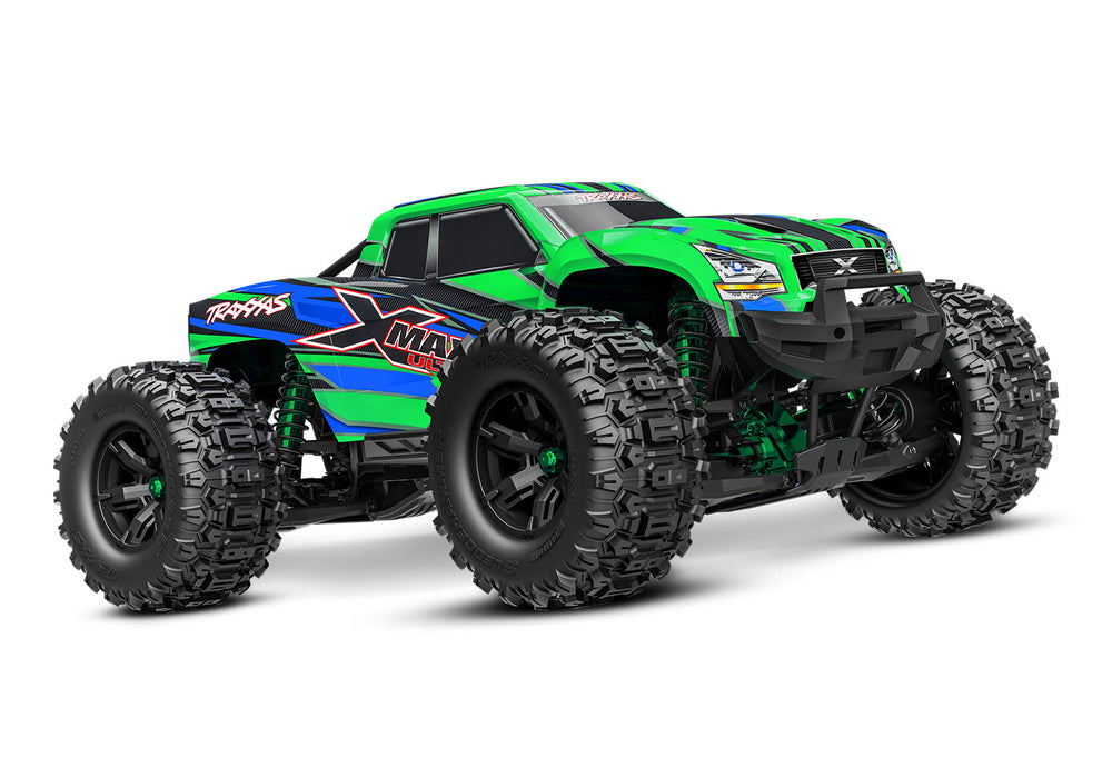 Traxxas TRA77097-4-GRNX X-Maxx® ULTIMATE 8S ESC GREEN Brushless Electric Monster Truck with TQi